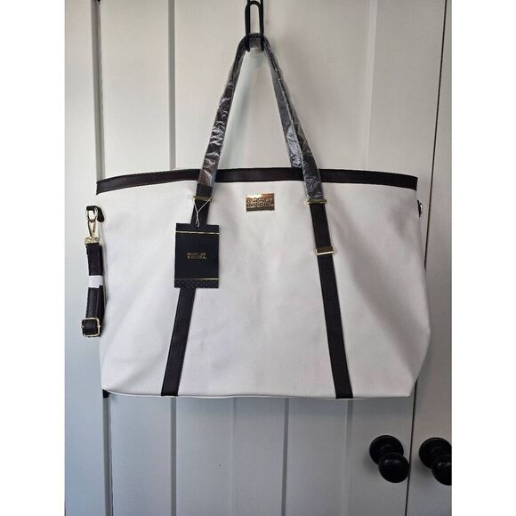 Badgley Mischka Anna Vegan Weekender Tote New - Picture 2 of 11